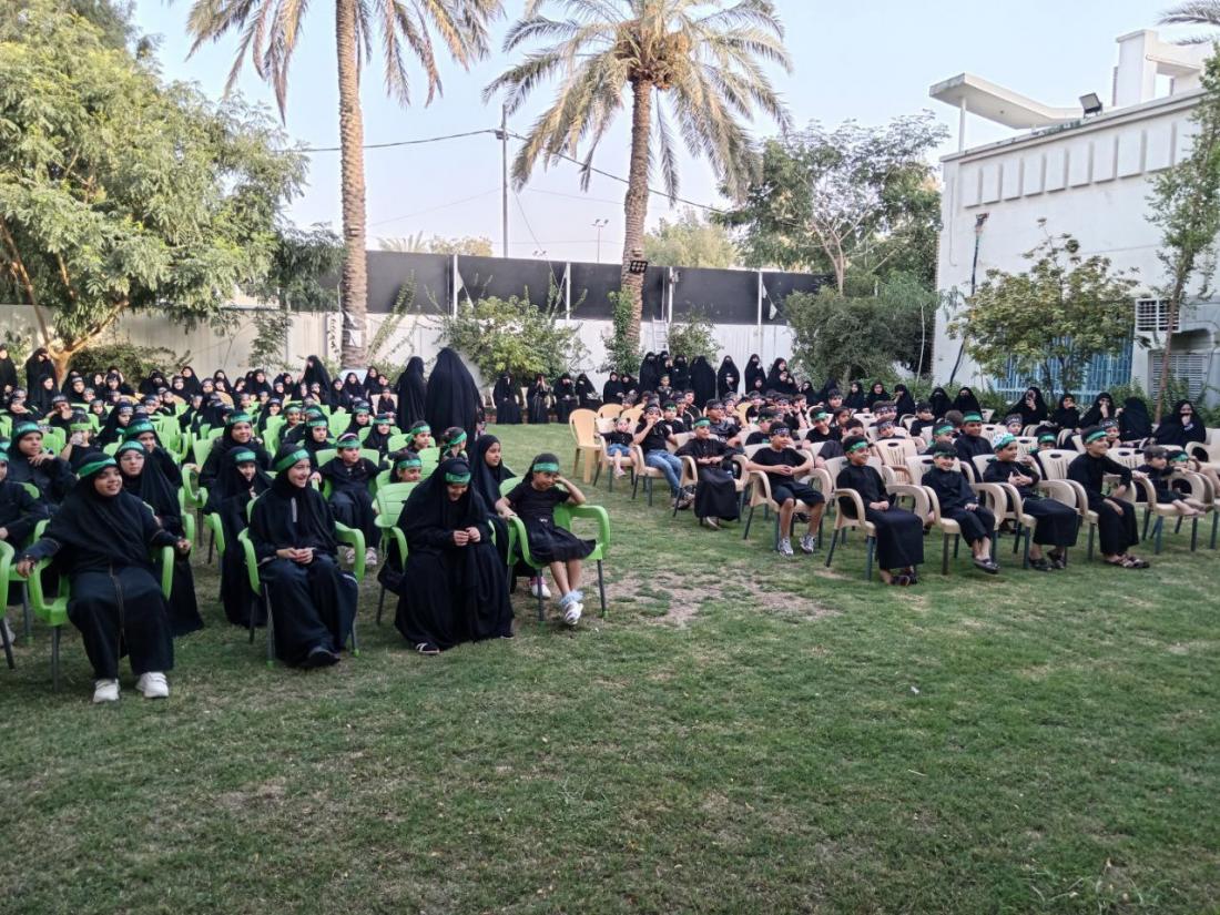 قلوبٌ حَزينة حَضَرتْ على حَديقةِ مَركز المُحسن لتُحيي ذِكرى عزيزة الحُسين (عليه السلام) | 