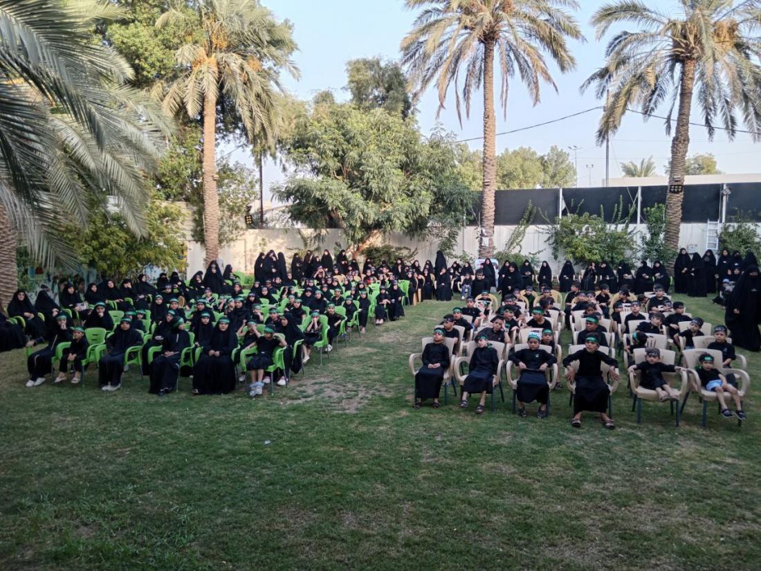 قلوبٌ حَزينة حَضَرتْ على حَديقةِ مَركز المُحسن لتُحيي ذِكرى عزيزة الحُسين (عليه السلام) | 
