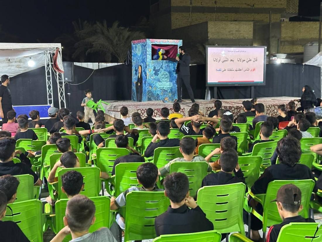 لليومِ السّابع، وعلى نَفَسِ الوَفاء لمدرسةِ كربلاء،  يَفْتَحُ مركزُ المُحسن لثقافةِ الأطفال أبوابَه لزائري استراحةِ المُرتضى (عليه السّلام) | 