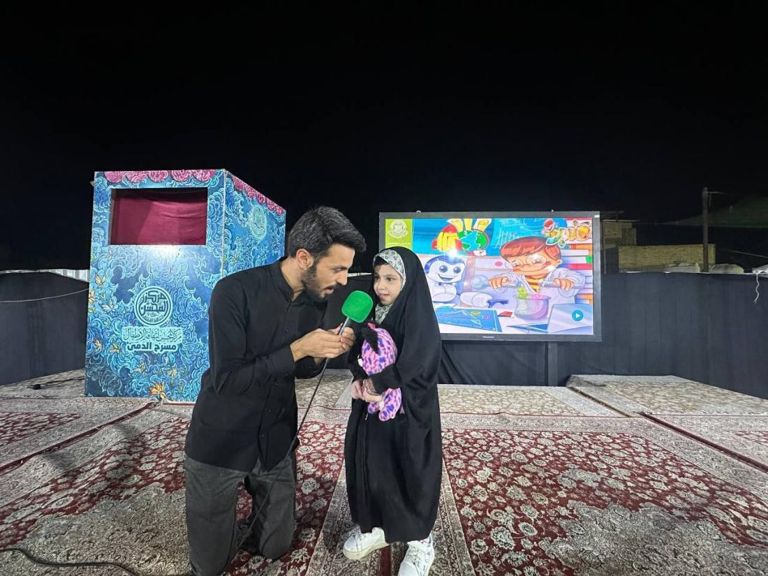 لليومِ الثّامن، يواصلُ مركزُ المُحسن لثقافةِ الأطفال لقاءه اليومي مع الزائرين في استراحةِ المُرتضى (عليه السّلام)  | 