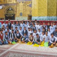 مركز المحسن لثقافة الأطفال يستضيف طلبة ثانوية آل ياسر من ناحية الكفل 